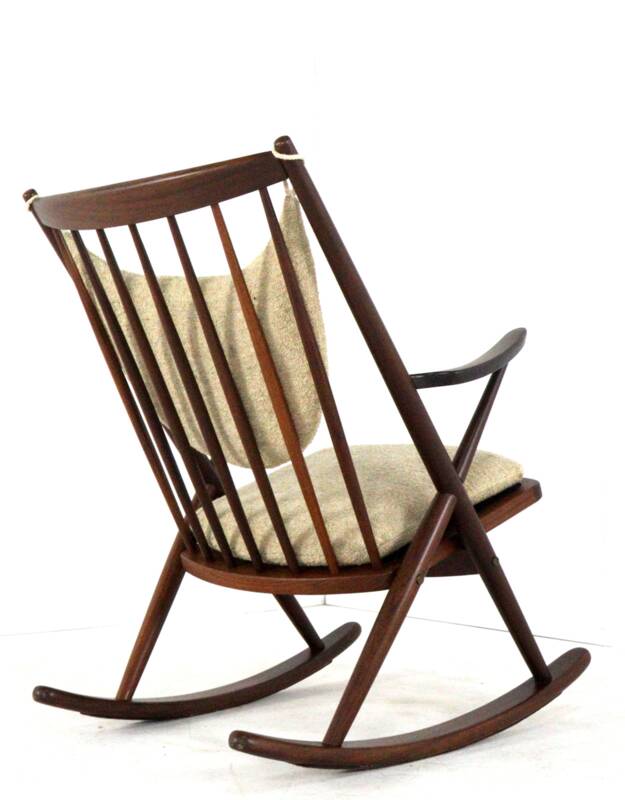 Franks Reenskaug for Bramin rocking chair model 182 - danish design