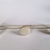 White metal wall coat rack, 1970