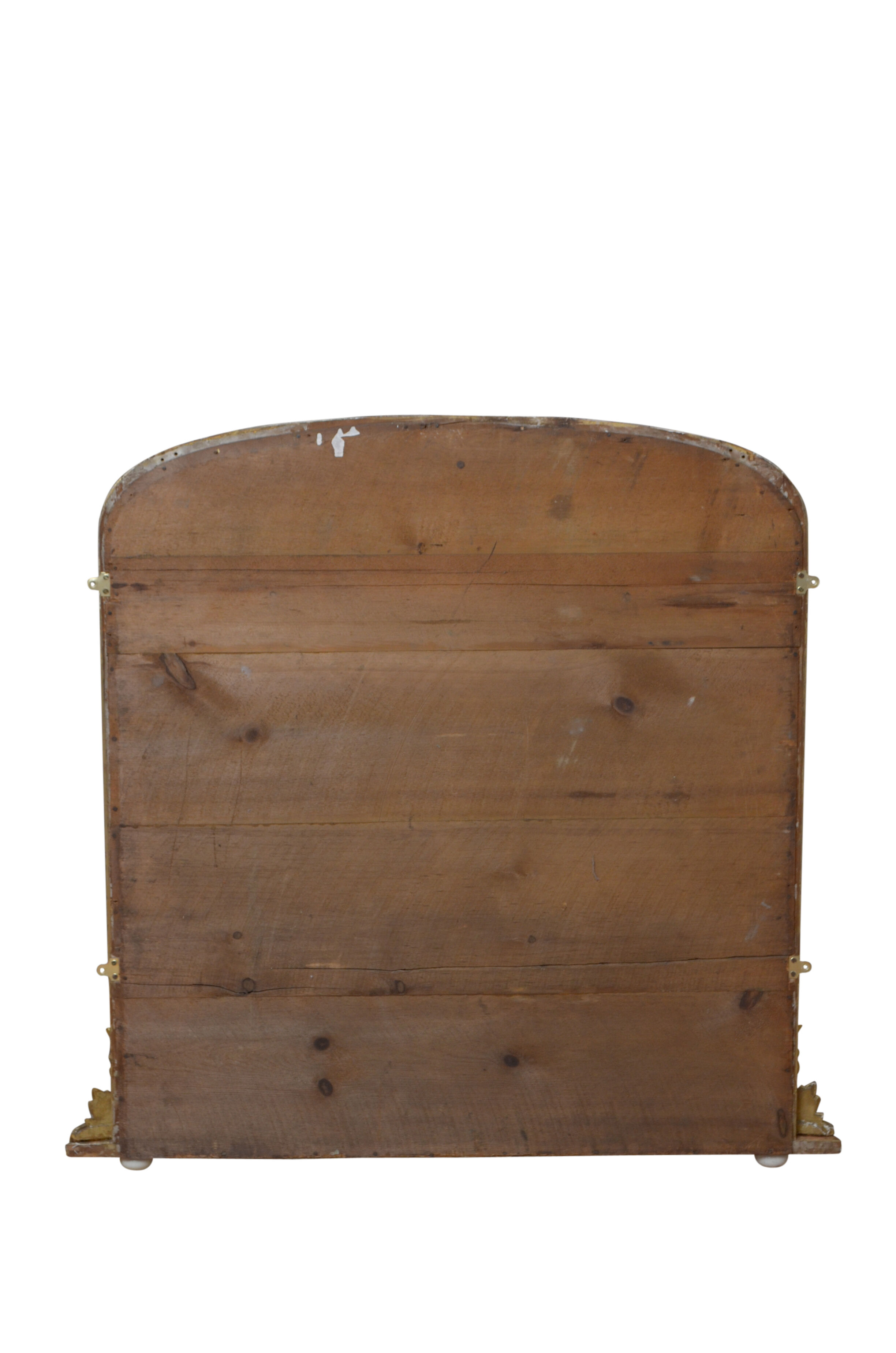 Victorian Giltwood Overmatel Mirror