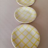 3 Salins dessert plates