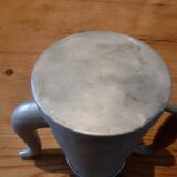 Old aluminium coffee pot