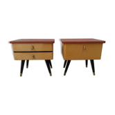 Pair de tables de chevet
