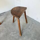 Oak tripod stool 1950
