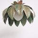 Suspension vegetal pattern green leaves