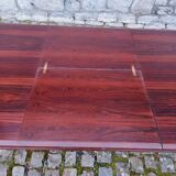 Table danoise en palissandre de Rio à allonges 1960