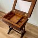 Louis Philippe mahogany workbench, 19th century