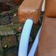 60s armchair with tubular legs, Ronéo style