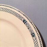 Composition 6 plates flat blue tones