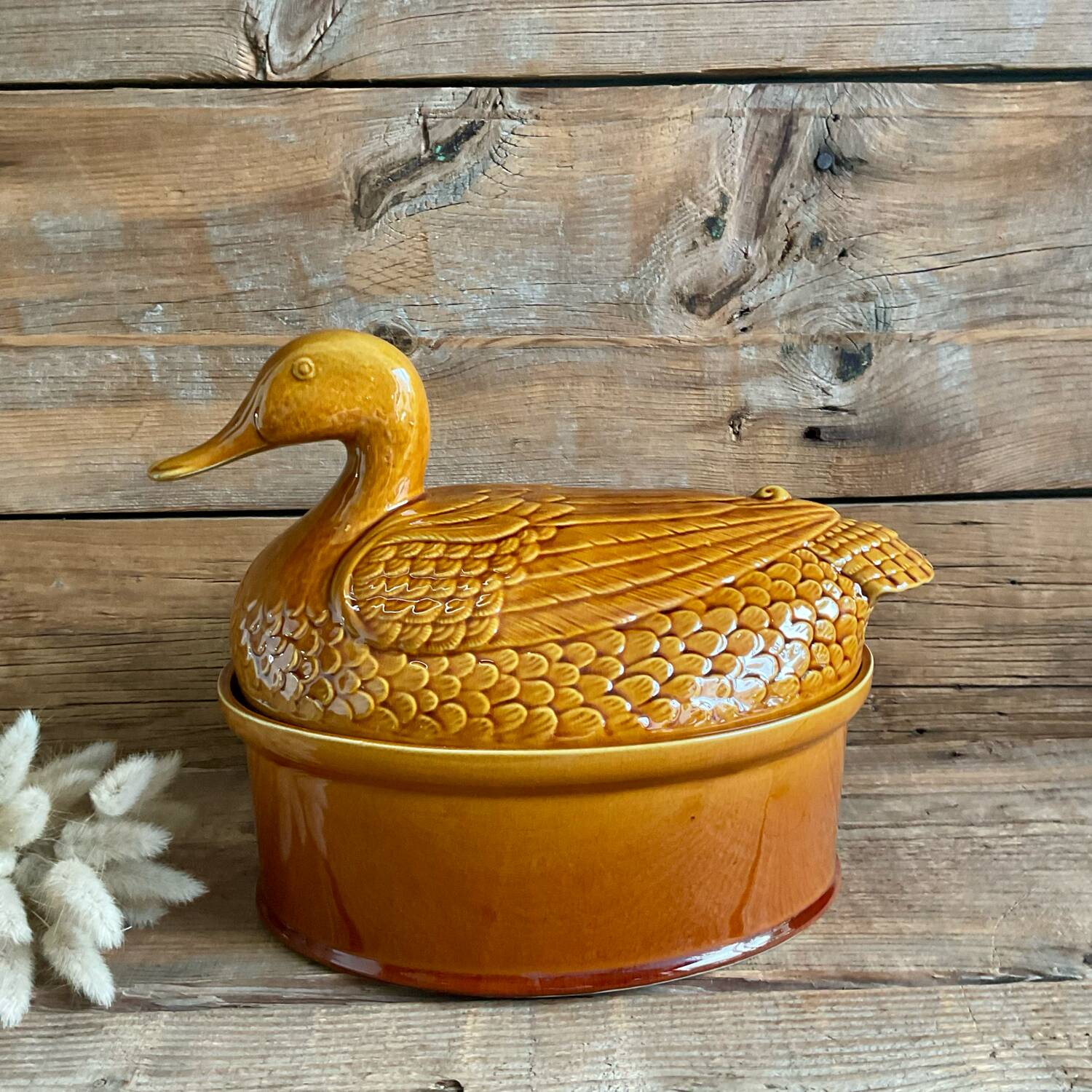 Large vintage duck terrine