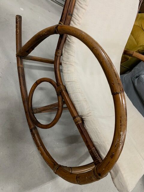Louisiana rattan rocking chair