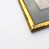 Neapolitan gouaches: View of Naples. 19th century. Giuseppe Scoppa (attributed)