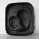 German bronze relief of mother with baby, 1940s.