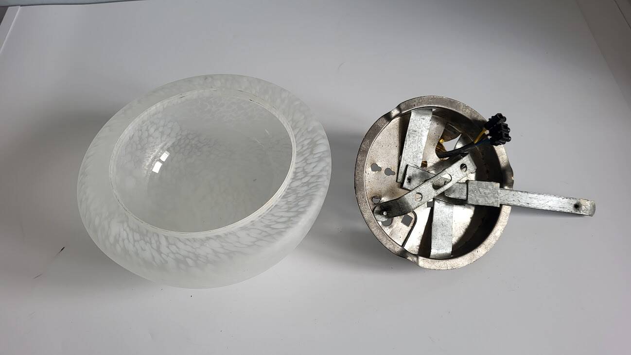 Art Deco ceiling light Clichy glass