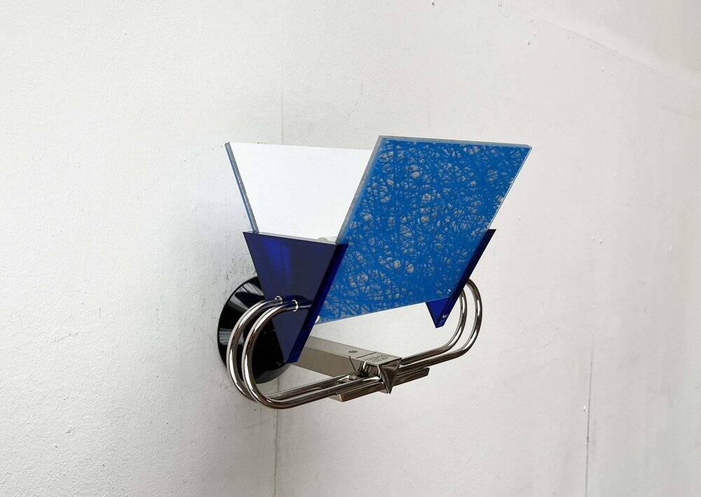 Postmodern Italian model applied Murana by Perry A. King and S. Miranda for Arteluce, 1980s.