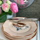 6 old flat plates made in france digoin sarreguemines