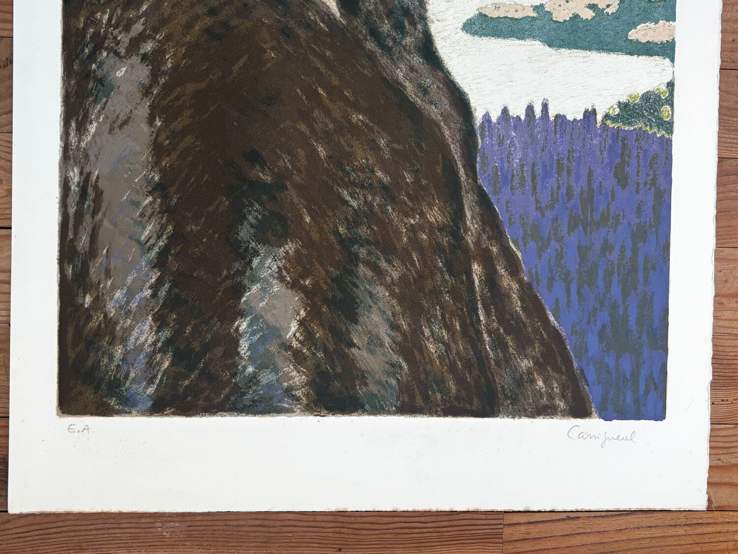 Original lithograph signed by Jean Pierre Cassigneul.