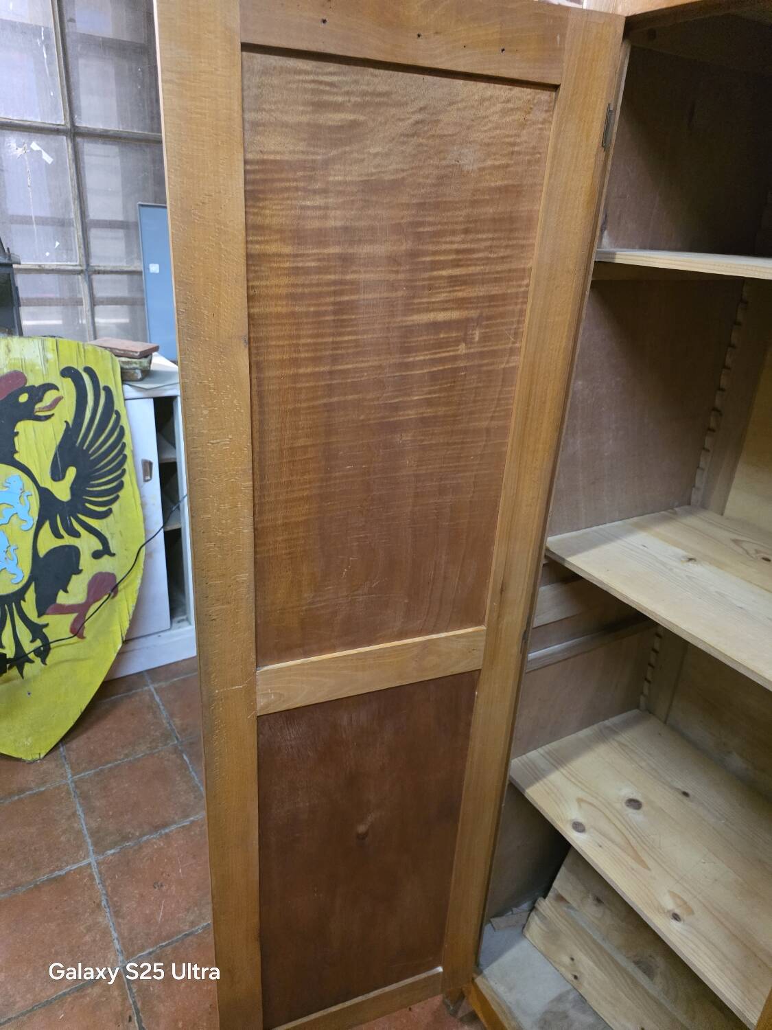 Vintage school locker from the 1960s