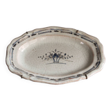 Rouen earthenware dish "black ass"