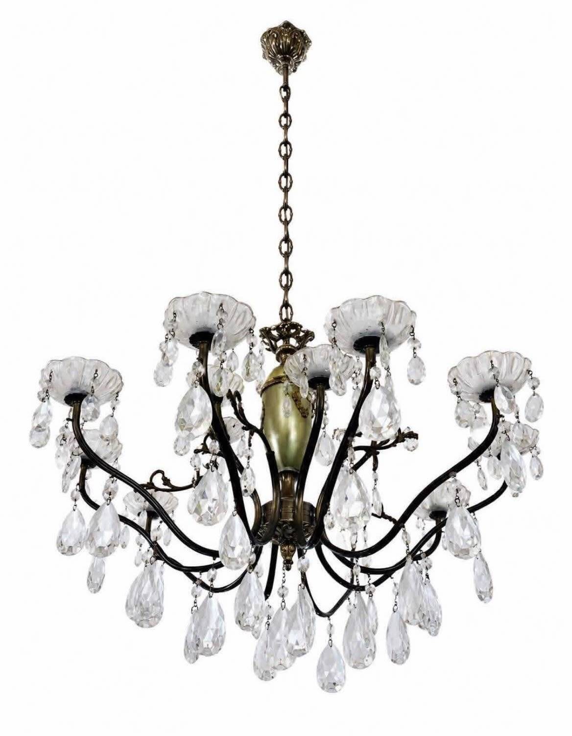 Maria Theresa Crystal Chandelier with Neo-Baroque Elements (Italy)