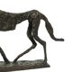 Statue en bronze d'après Alberto Giacometti Sculpture de chien 44 cm