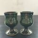 Set of 2 ceramic glasses