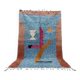 Handmade traditional carpet 250cm x 150cm Moroccan
