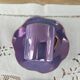 Set of 5 iridescent harlequin espresso coffee cups