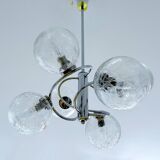 Suspension Vintage 70 Chrome Verre