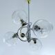 Vintage 70 Chrome Glass Suspension