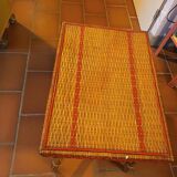 Rattan coffee table