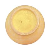 yellow ceramic Gramann Keramik vase, Germany, 1970s