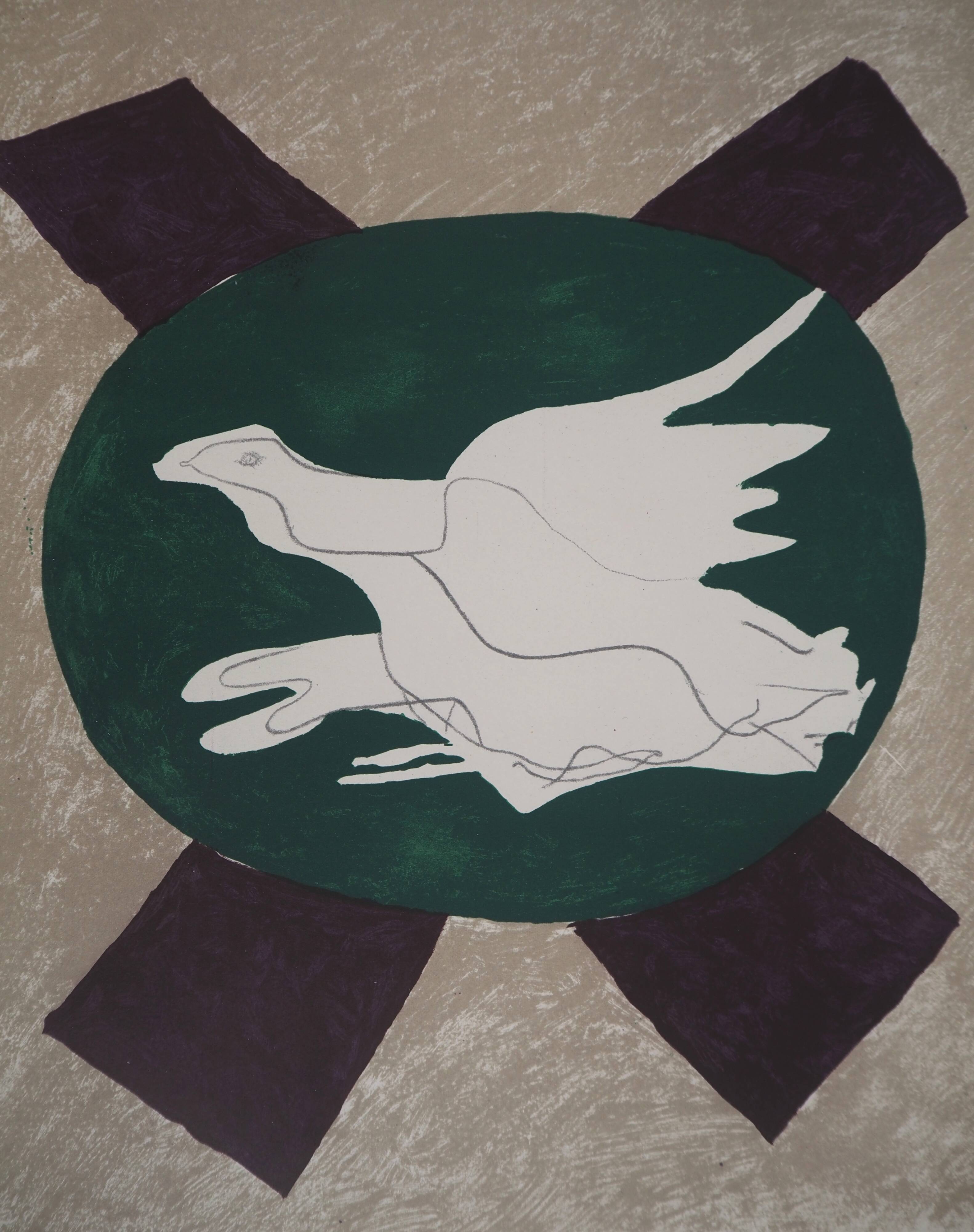 Georges braque: birds - color lithograph