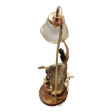 Tulip and marble dancing lamp from 1980