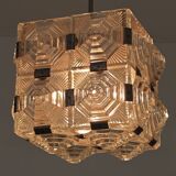 Pyramid chandelier by Jaroslav Bejvl for Preciosa, Kamenicky Senov 1967