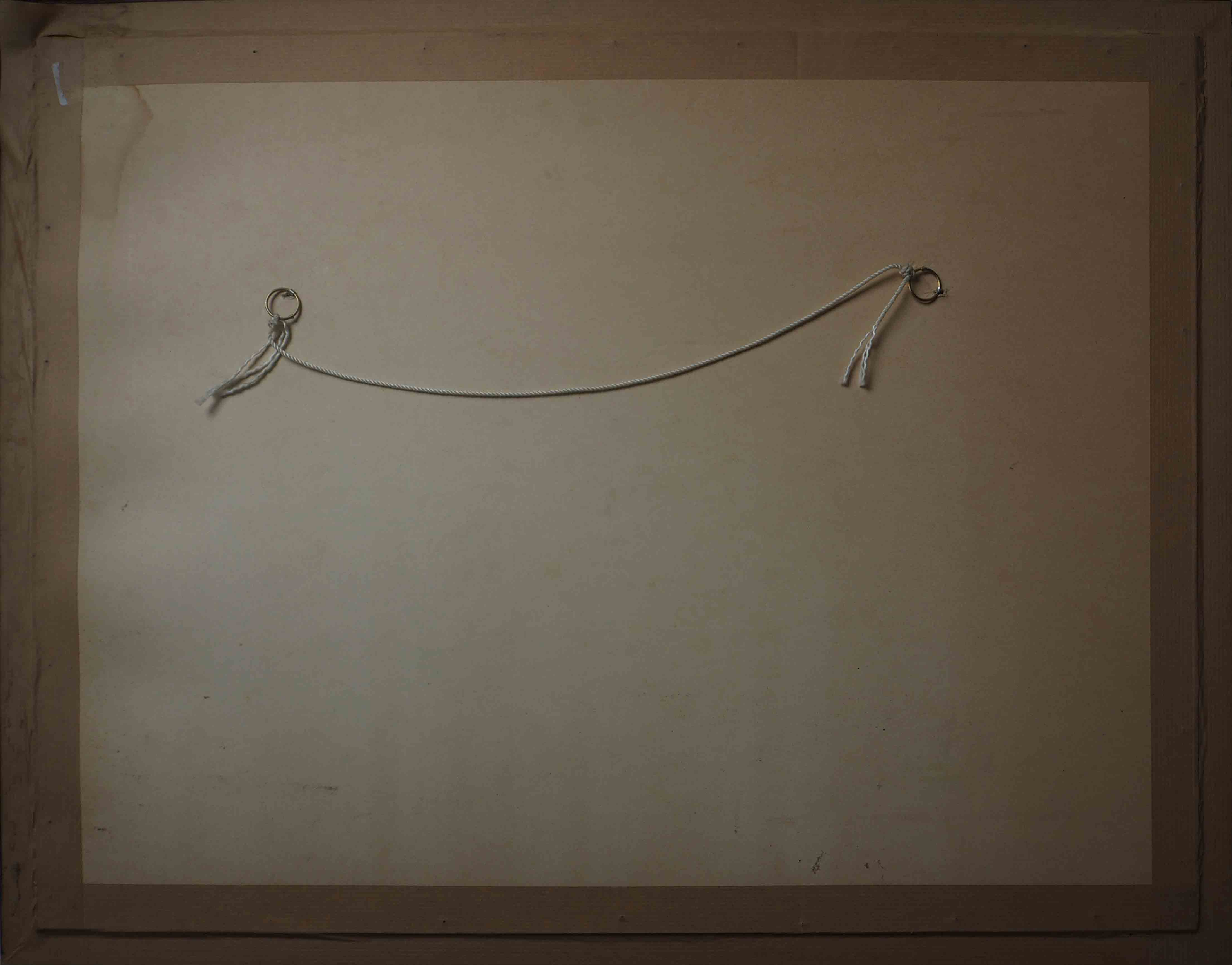 Painting Under snowy wood mountain landscape by Victor DUMAY (1901-1981)