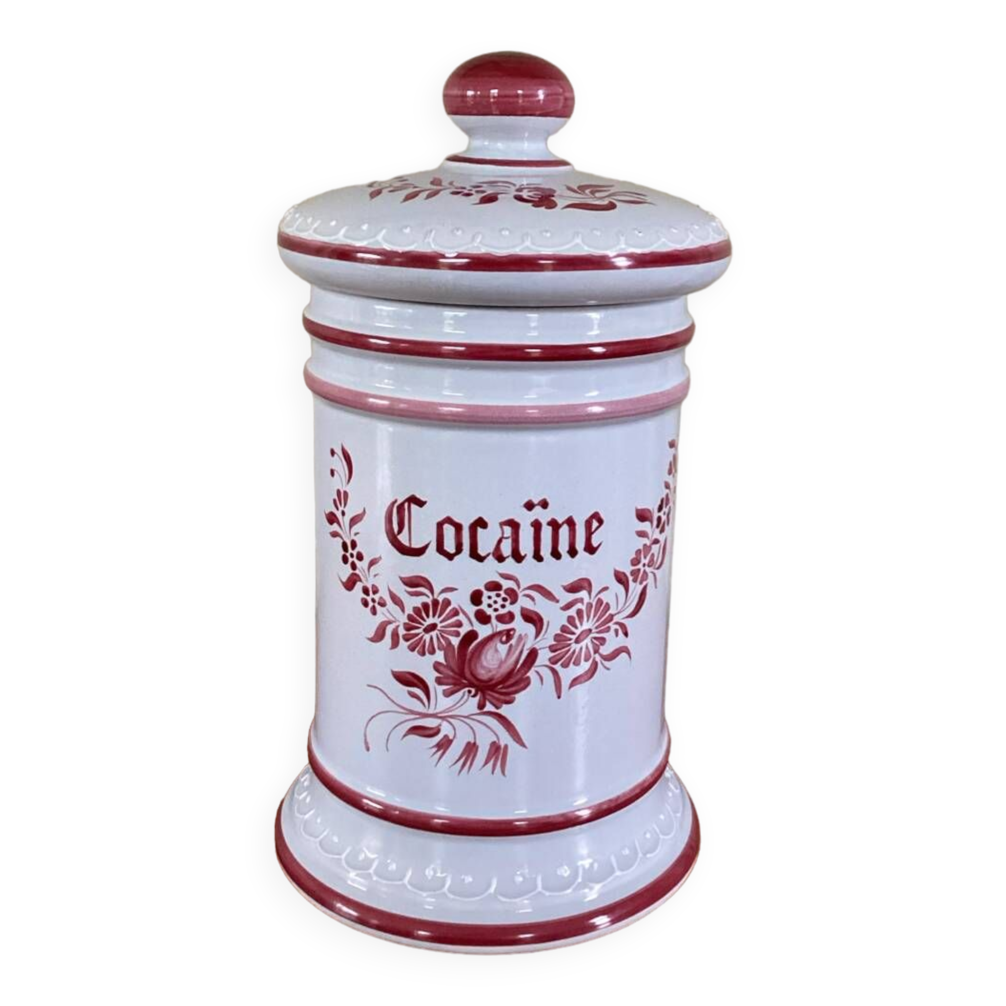 Pot pharmacy cocaine Desvres Fourmaintraux