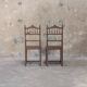 Chaises en bois de style Henri II