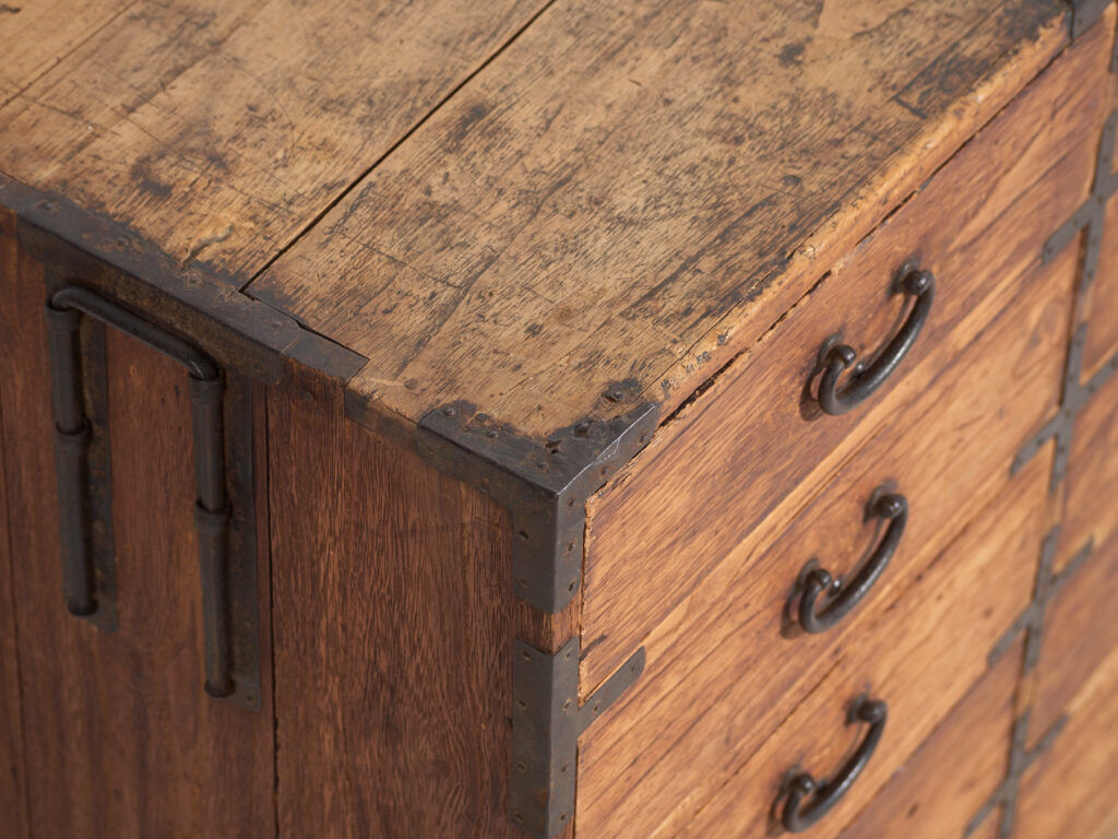 Small antique chest of drawers – Meiji/Taishō period (c. 1890-1926) #90