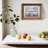 Printed in 1970, engraving from Nantes.