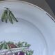 4 antique deep plates Céranord Saint-Amand vegetable garden design