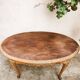 Baroque oval coffee table