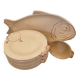 Longwy France earthenware fish service