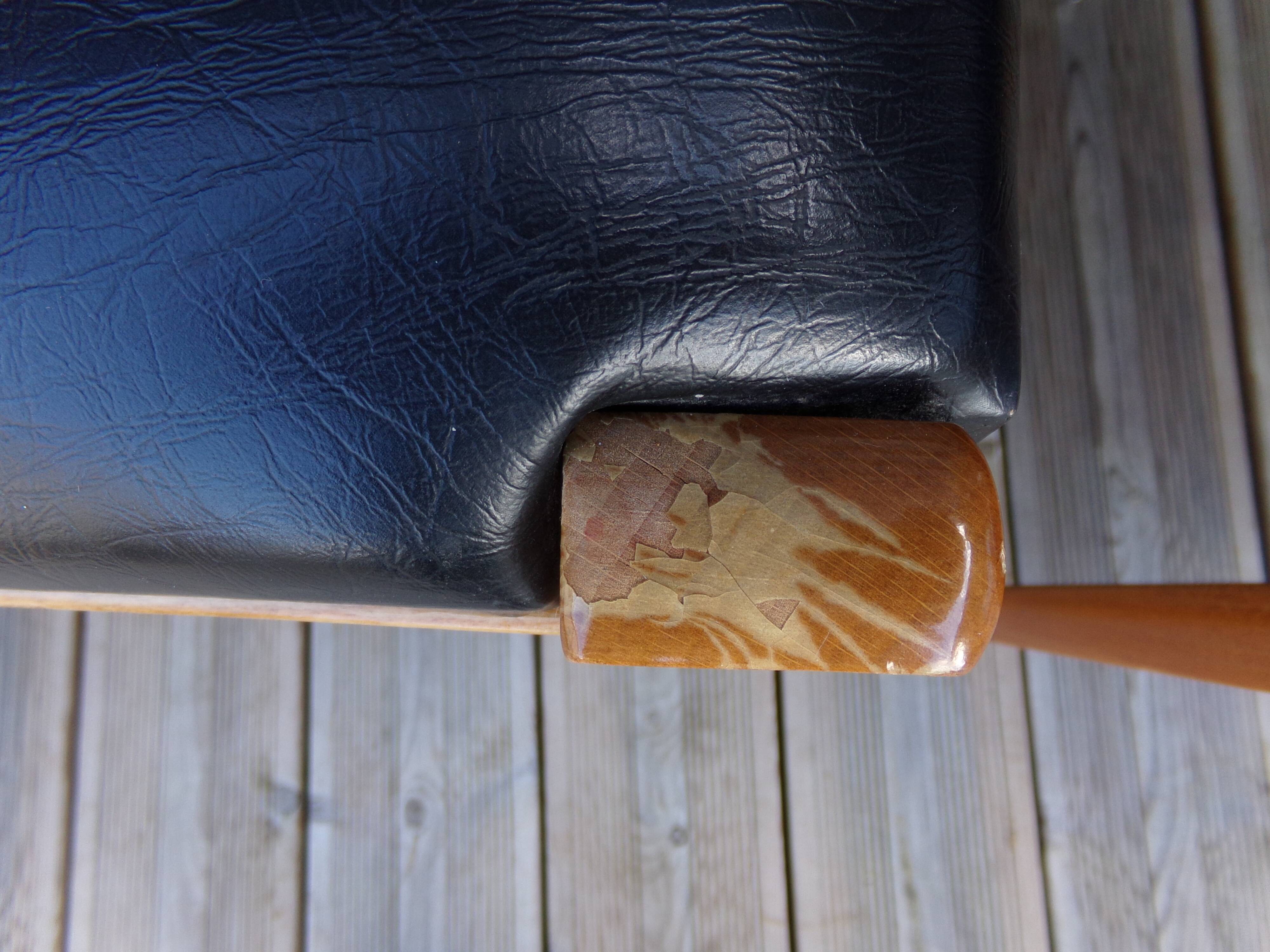 4 chairs baumann imitation black leather