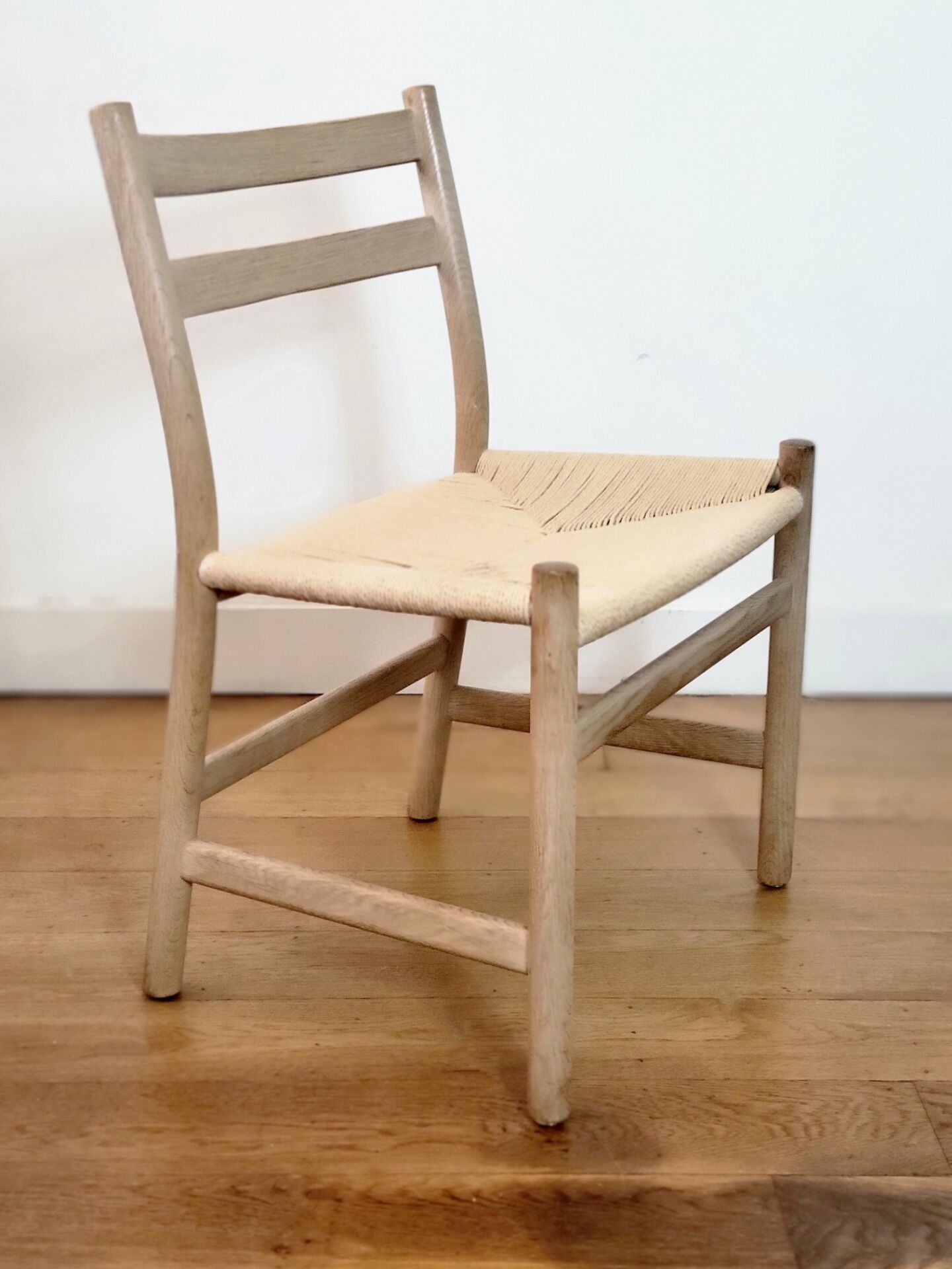Ensemble de 6 chaises de salle à manger modèle CH46 et CH47 par Hans J. Wegner