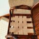 Fauteuil en rotin vintage
