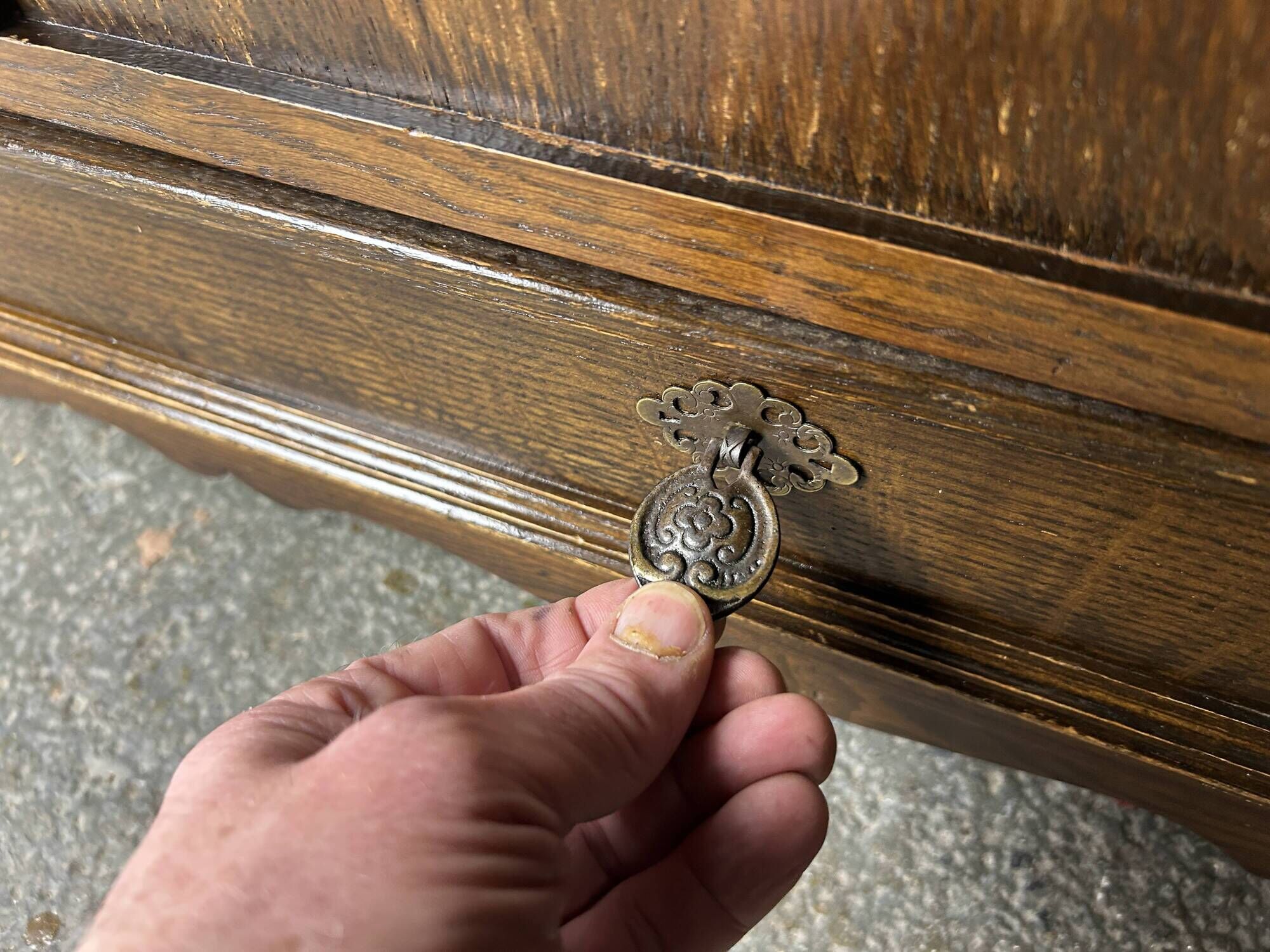Early 20th Century Oak Blanket Box Mule Chest with Drawer Jacobean Style