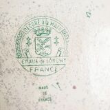 Plat rond en faïence émaillée Longwi