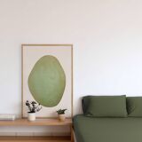 Large painting 50x70cm illustration pebble signed Eawy