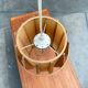 Mid-Century Wooden Cocoon Pendant Lamp