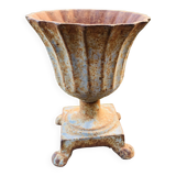 Small cast iron vase